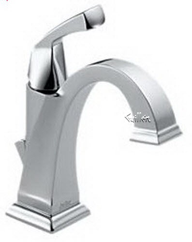 Delta 551; Single handle lever centerset lavatory faucet; technical part breakdown manuals specifications catalog