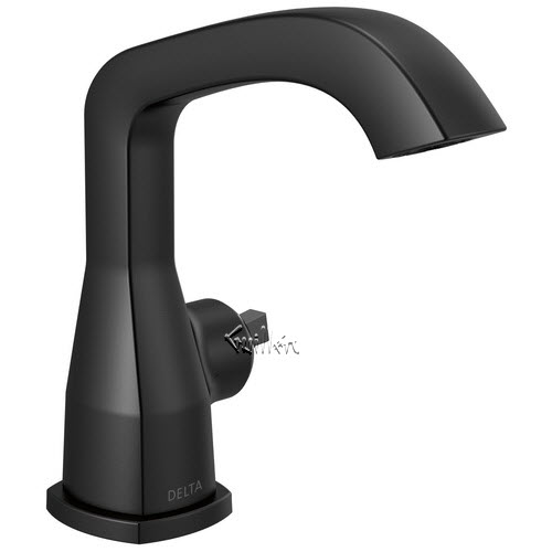 Delta 576-BLLPU-LHP-DST; Stryke; single handle faucet less pop-up less handle; in Matte Black
