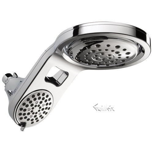 Delta 58580-PK; HydroRain 5-Setting Two-in-One Shower Head technical part breakdown manuals specifications catalog