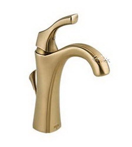 Delta 592-CZ-DST; single handle centerset lavatory faucet lever; in Champagne Bronze