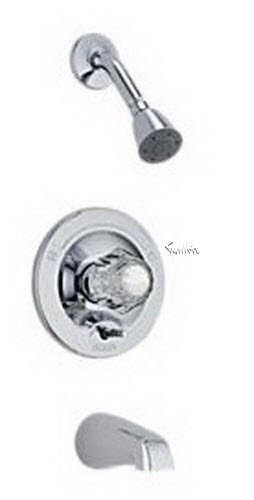 Delta 636; Single handle knob tub / shower faucet; technical part breakdown manuals specifications catalog