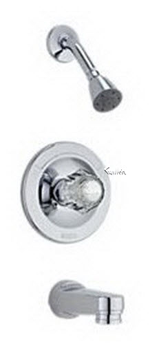 Delta 642; Single handle knob tub / shower faucet; technical part breakdown manuals specifications catalog