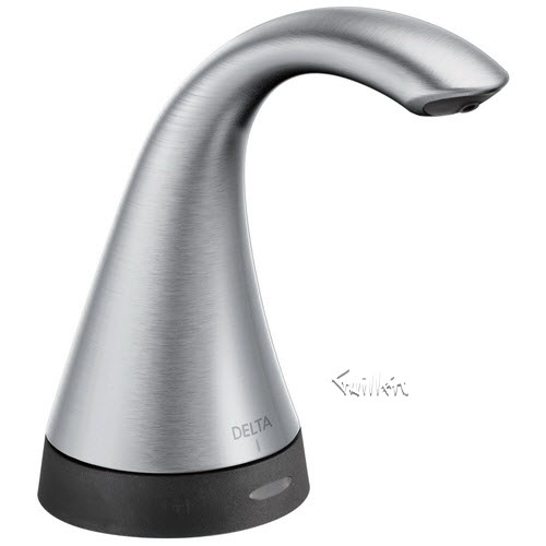 Delta 72055T-AR; Addison; Transitional Soap Dispenser with Touch2O Technology; in Arctic Stainless