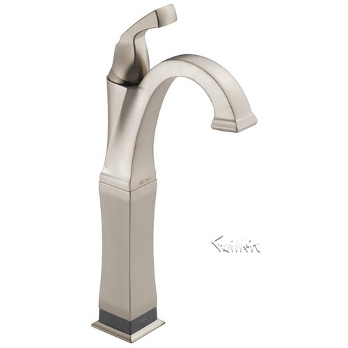 Delta 751T-DST; Dryden; Single Handle Vessel Lavatory Faucet with Touch2O.xt Technology technical part breakdown manuals specifications catalog
