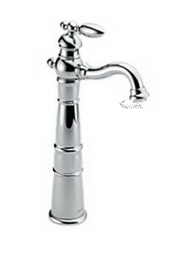 Delta 755; Single handle lever centerset lavatory faucet with riser without pop up; technical part breakdown manuals specifications catalog