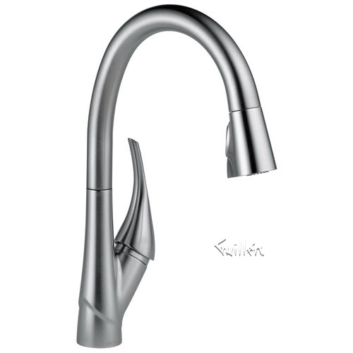 Delta 9181-DST; ; Single Handle Pull-Down Kitchen Faucet Featuring ShieldSpray Technology technical part breakdown manuals specifications catalog