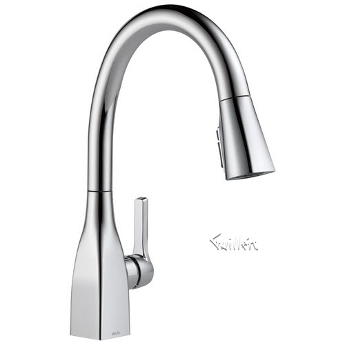 Delta 9183-DST; Mateo; Single Handle Pull-Down Kitchen Faucet; in Chrome