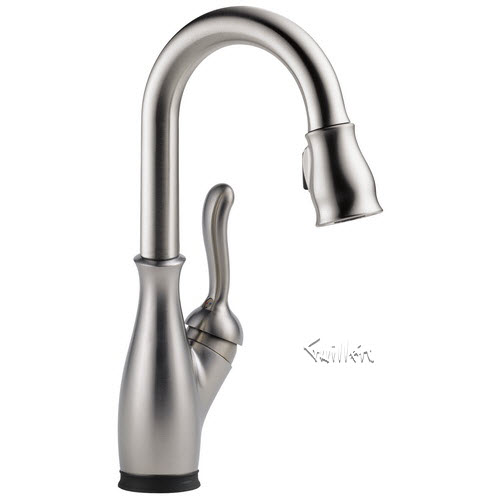 Delta 9678T-DST; Leland; Single Handle Pull-Down Bar / Prep Faucet with Touch2O Technology technical part breakdown manuals specifications catalog
