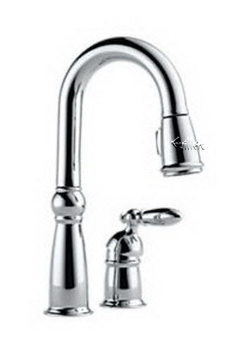 Delta 9955-DST; Single handle lever bar / prep faucet; technical part breakdown manuals specifications catalog
