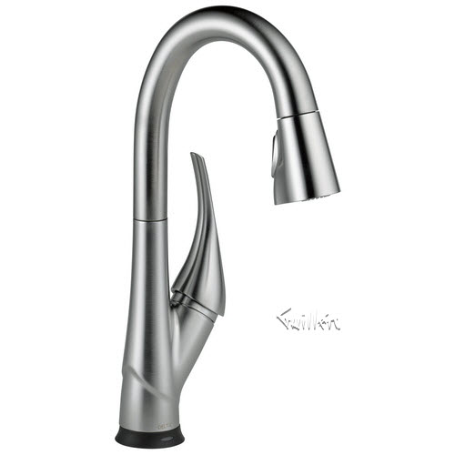 Delta 9981T-DST; ; Single Handle Pull-Down Bar / Prep Faucet with Touch2O Technology technical part breakdown manuals specifications catalog