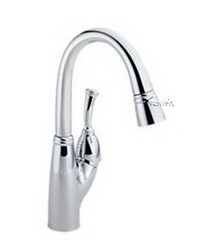 Delta 999; Single handle lever pull down bar / prep faucet; technical part breakdown manuals specifications catalog