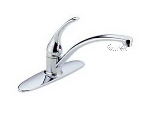 Delta B1310LF; Single handle lever kitchen faucet without side spray; technical part breakdown manuals specifications catalog