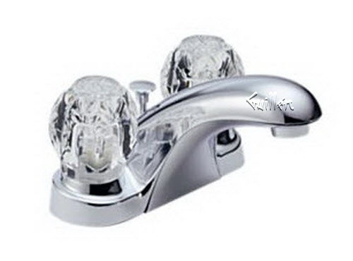 Delta B2512LF; Two handle knob centerset lavatory faucet; technical part breakdown manuals specifications catalog