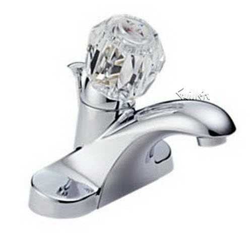 Delta B512LF; Single handle knob centerset lavatory faucet with pop up; technical part breakdown manuals specifications catalog
