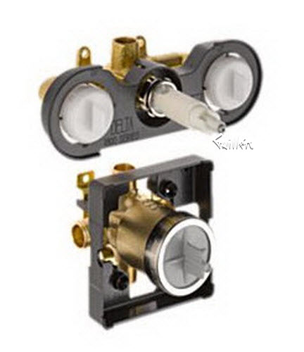 Delta R18000; Jetted shower rough in valve (on / off); technical part breakdown manuals specifications catalog