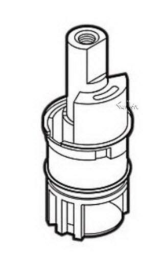 Delta RP24096;; stem unit assembly; in Unfinish