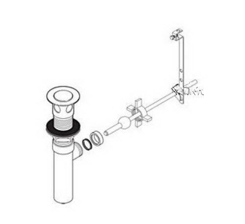 Delta RP38958; Drain assembly pop up; technical part breakdown manuals specifications catalog