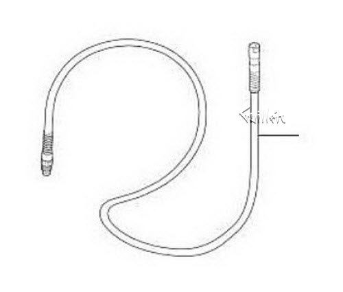Delta RP44647; Palo; hose assembly pull out no-lead brass; in Unfinish