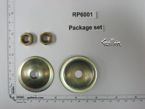 Delta RP6001;; washers and nuts qty 2; in Unfinish