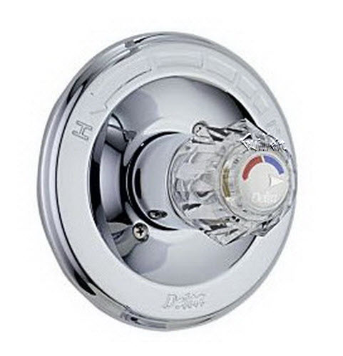 Delta T13022; Single Handle knob monitor 1300 series valve trim only; technical part breakdown manuals specifications catalog