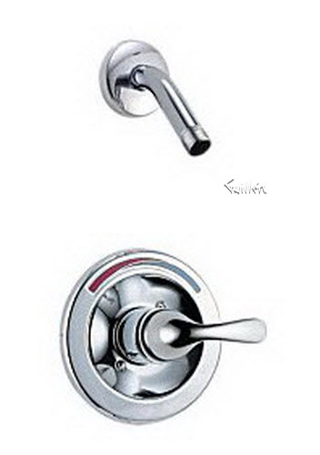 Delta T13291; Single handle lever monitor 1300 series shower trim less showerhead; technical part breakdown manuals specifications catalog
