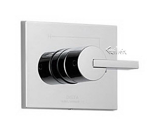 Delta T14053; Single handle lever monitor 1400 series valve trim only; technical part breakdown manuals specifications catalog