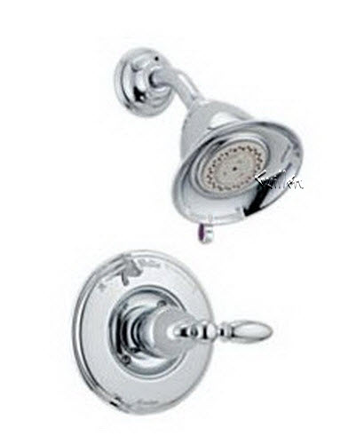 Delta T14255; Single handle lever monitor 1400 series shower trim less handle; technical part breakdown manuals specifications catalog