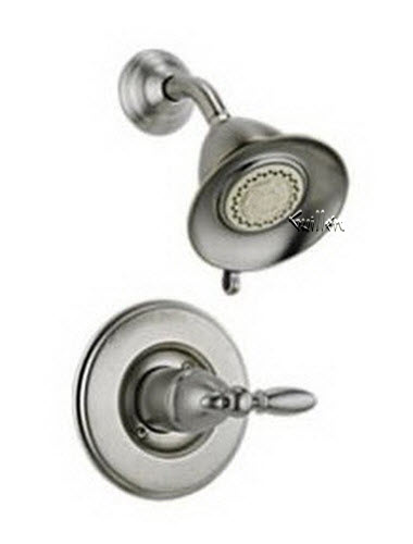 Delta T14255-SSLHP; Victorian; monitor 14 series shower trim less handle less handle 1400 series universal; in Stainless