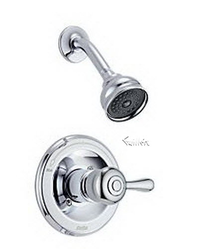 Delta T14269; Single handle monitor 1400 series shower trim less handle; technical part breakdown manuals specifications catalog