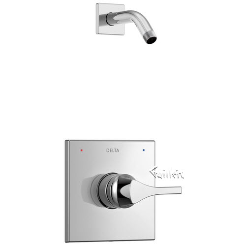 Delta T14274-LHD; Zura; Monitor 14 Series Shower Trim - Less Shower Head; in Chrome