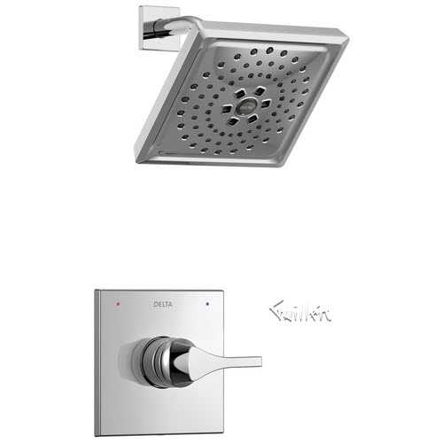 Delta T14274; Zura; Monitor 14 Series H2Okinetic Shower Trim; in Chrome