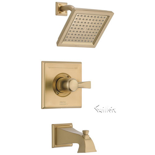 Delta T14451-WE; Dryden; Monitor 14 Series Tub & Shower Trim technical part breakdown manuals specifications catalog