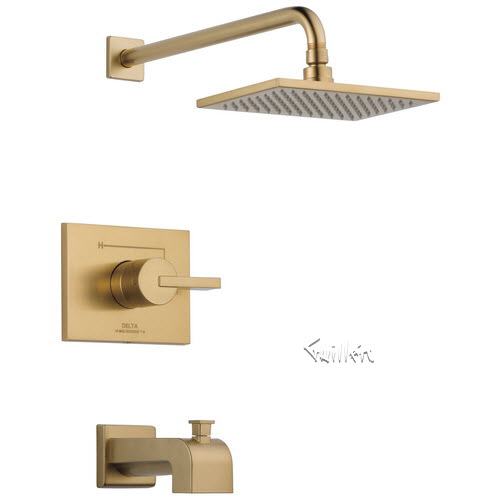 Delta T14453-WE; Vero; Monitor 14 Series Tub & Shower Trim technical part breakdown manuals specifications catalog