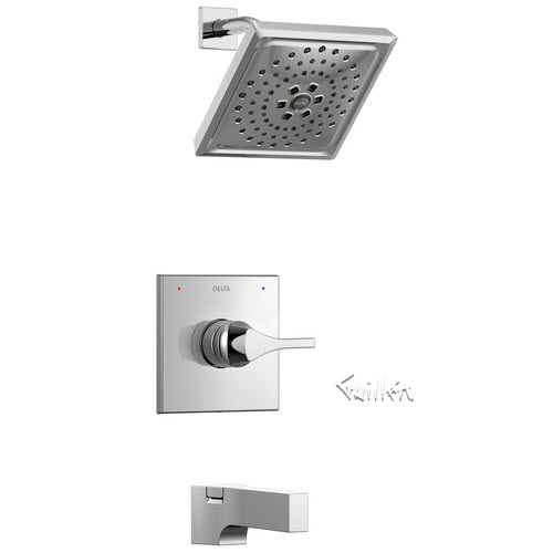 Delta T14474; Zura; Monitor 14 Series H2Okinetic Tub & Shower Trim; in Chrome