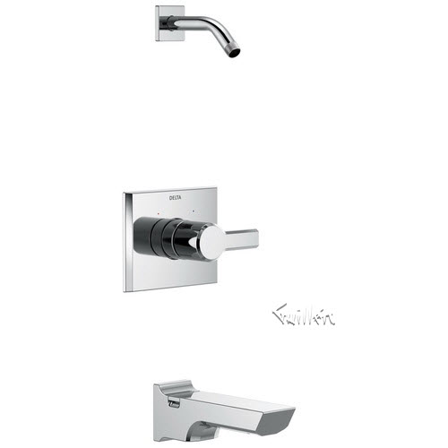 Delta T14499-LHD; Pivotal; Monitor 14 Series Tub and Shower Trim - Less Head technical part breakdown manuals specifications catalog