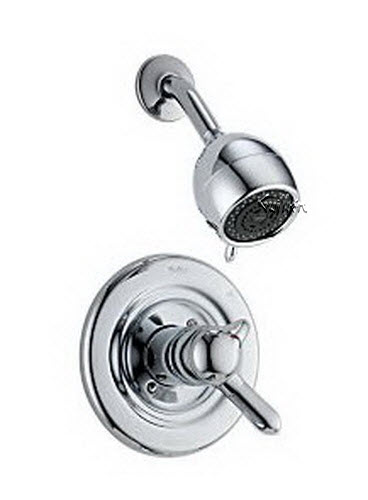 Delta T17230; Single handle lever monitor 1700 series shower trim; technical part breakdown manuals specifications catalog