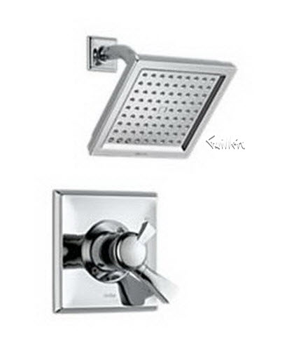 Delta T17251; Single handle lever monitor 1700 series shower trim; technical part breakdown manuals specifications catalog