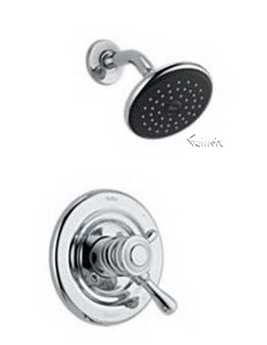Delta T17278; Single handle lever monitor 1700 series shower trim; technical part breakdown manuals specifications catalog
