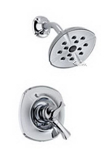 Delta T17292; Single handle lever monitor 1700 series shower trim; technical part breakdown manuals specifications catalog