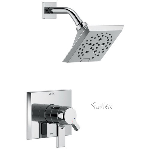 Delta T17299; Pivotal; Monitor 17 Series H2Okinetic Shower Trim technical part breakdown manuals specifications catalog