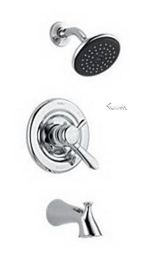 Delta T17438; Single handle lever monitor 1700 series tub and shower trim; technical part breakdown manuals specifications catalog
