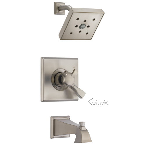 Delta T17451-H2O; Dryden; Monitor 17 Series H2Okinetic Tub & Shower Trim technical part breakdown manuals specifications catalog