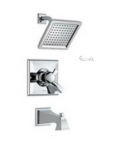 Delta T17451; Single handle lever monitor 1700 series tub and shower trim; technical part breakdown manuals specifications catalog