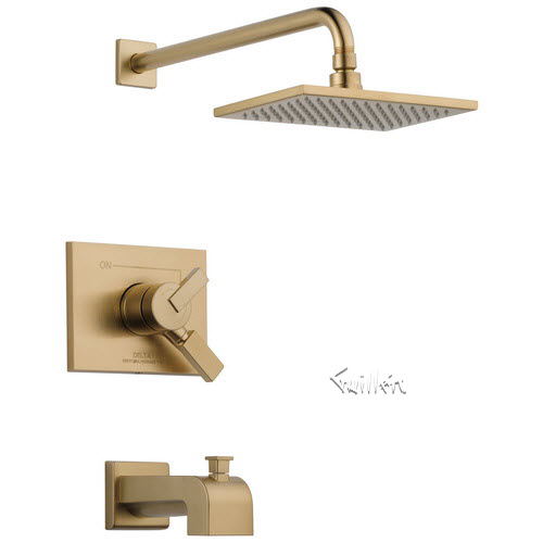 Delta T17453-WE; Vero; Monitor 17 Series Tub & Shower Trim technical part breakdown manuals specifications catalog