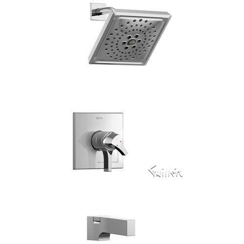 Delta T17474; Zura; Monitor 17 Series H2Okinetic Tub & Shower Trim technical part breakdown manuals specifications catalog