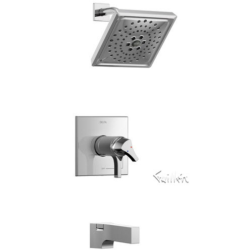 Delta T17T474; Zura; TempAssure 17T Series Tub & Shower Trim technical part breakdown manuals specifications catalog