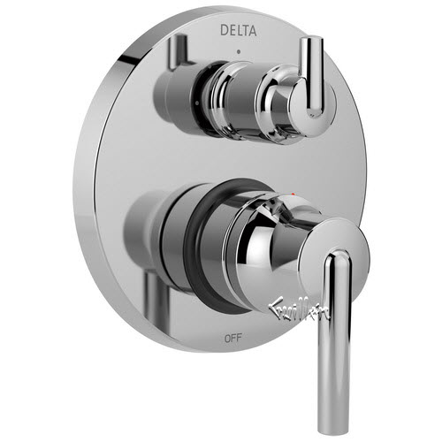 Delta T24859; Trinsic; Contemporary Two Handle Monitor 14 Series Valve Trim with 3-Setting Integrated Diverter technical part breakdown manuals specifications catalog