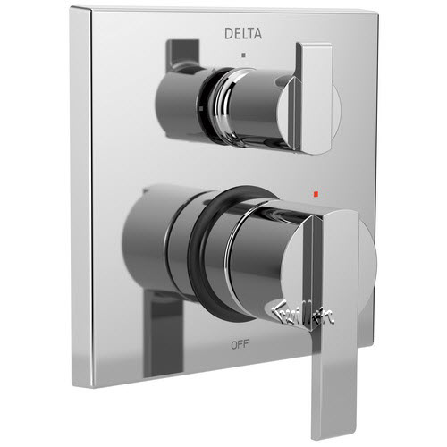 Delta T24867; Ara; Angular Modern Monitor 14 Series Valve Trim with 3-Setting Integrated Diverter technical part breakdown manuals specifications catalog