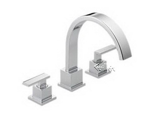 Delta T2753; Roman tub trim; technical part breakdown manuals specifications catalog