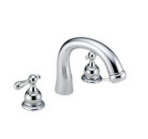 Delta T2780; Two handle lever roman tub / whirlpool faucet trim kit; technical part breakdown manuals specifications catalog